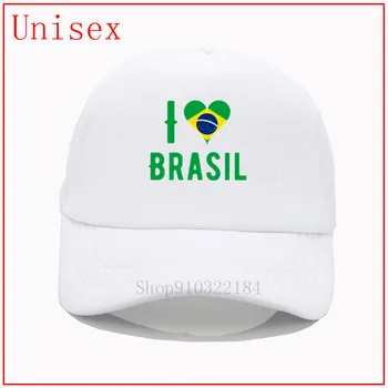 Jeg Elsker Brasil hat til kvinder baseball hat kids med skjold baseball hat shamrock bølge cap til mænd brugerdefinerede broderet hat golf hat