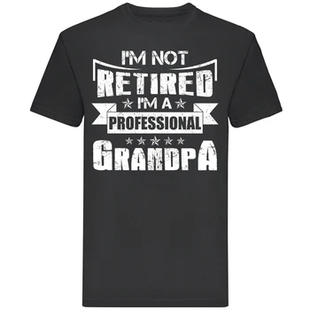 Jeg Er Ikke Pensionister Jeg Er En Professionel Bedstefar T-Shirt Til Mænd Herre T-Shirt