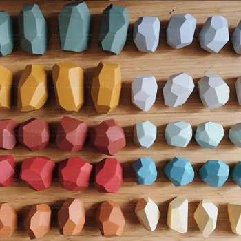 Jenga Stablet byggeklodser, Puslespil Hands-on Toy Børn Baby Spil Toy Hus Dekoration Ins Farvede Sten Aldersgruppe Materiale