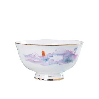 Jingdezhen bone china porcelæn, skålen og Skålen Sæt
