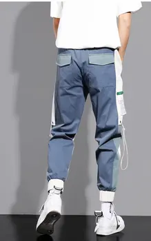 Joggere Mænds Bukser 2021 Casual Streetwear Harajuku Løse Bukser Mode Japan Trendy Elastisk Talje Mænd Tøj Blyant Bukser