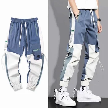 Joggere Mænds Bukser 2021 Casual Streetwear Harajuku Løse Bukser Mode Japan Trendy Elastisk Talje Mænd Tøj Blyant Bukser