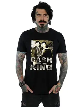 Johnny Cash Mænd er Penge, og Kongen T-Shirt 2018 Nye Korte Ærmer Casual T-Tee Shirt Unisex Mere Størrelse og Farver