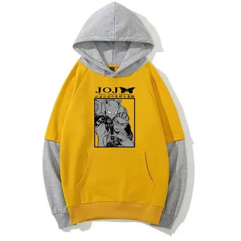 Jojo Bizarre Eventyr, Hættetrøjer Mænd Harajuku Sjove Graphic Hoody Hip Hop Toppe, Sweatshirts Mandlige