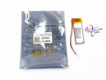 JSO ZH 1,5 mm, 2-polet 10 x 501235 3,7 V 180mAh LiPo til stikket til Batteri med Lithium-Polymer Genopladeligt For Mp3 bluetooth GPS-PSP headset