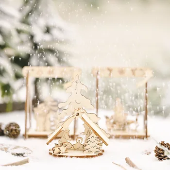 Juletræ dekoration til Hjemmet Santa Snemanden Vedhæng Jul Indretning Nye År Natal Noel Træ Ornamenter Xmas Gave til Børn