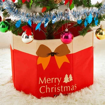 Juletræ Fod Indehaveren Snemand Santa Claus Elk Mønster Genanvendelige juletræ Opbevaring Poser Gave til Thanksgiving Day