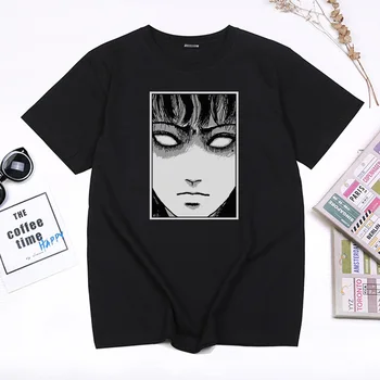 Junji Ito Glip af Tomie Populære Japan Horror Manga T-shirt Korte Ærmer Bomuld Flerfarvet Tegneserie T-Shirt Harajuku Unisex Camisetas