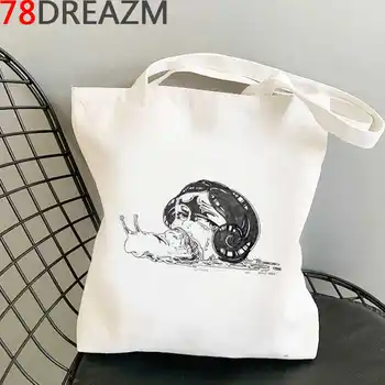 Junji Ito shopping taske shopping bolsa håndtaske genanvendelige shopper bolso bag net jute tote stof brugerdefinerede