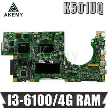 K501UQ Laptop bundkort Til Asus K501UQ K501UXM K501UW K501UWK Test bundkort bundkort test ok GT940M I3-6100 4GB RAM