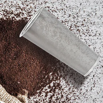 Kaffefilter til 2 Brede Mund Mason Krukker Rustfrit Stål, Ultra-Fine Mesh Te-Og Kaffefaciliteter med Frugt Injector