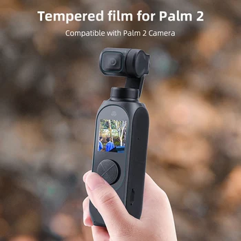 Kamera Linse Beskyttende Film til Fimi Palm 2 HD Hærdet Glas Skærm Protektor Gimbal Kamera Tilbehør, 2 Sæt