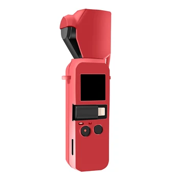 Kamera silikone taske & lens cap beskyttelse cover til DJI osmo Pocket kamera gimbal Tilbehør