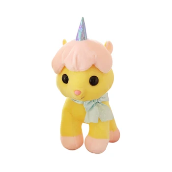 Kan tilpasses dejlige bløde baby unicorn plys legetøj engros fyldte plys legetøj unicorn Monocerus