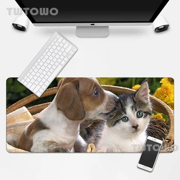 Kat Og Hund musemåtten Musemåtte, Musemåtte Desktop musemåtte, Musemåtter skridsikker naturgummi Nye Edb-Kontor PC-Skrivebord Pad