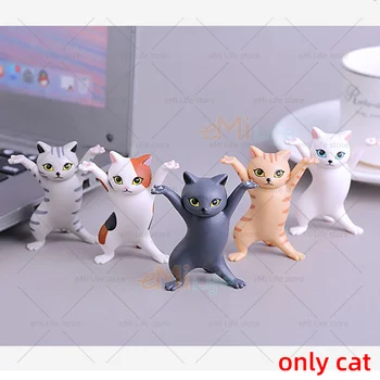 Kat pen holder black cat uden kiste beslag Kids Funny Cat Pen Indehaveren Børn Voksen Dukke Toy Gave Vægtløftning Kat Pen indehavere