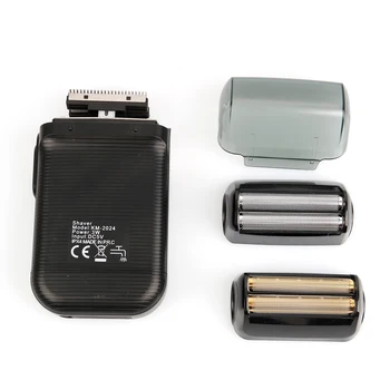 Kemei KM-2024 Elektrisk Shaver til Mænd Twin Blade frem-og Tilbagegående Trådløse Razor USB-Genopladelige Intimbarbering Maskine Frisør-Trimmer