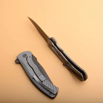 Kershaw 3490 Folde Pocket 8cr17mov Blade luftfart aluminium Håndtag Udendørs Camping Taktisk Overlevelse Frugt Knive EDC Værktøjer