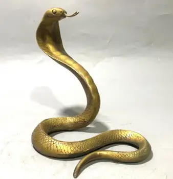Kina messing seiko slange håndværk statue