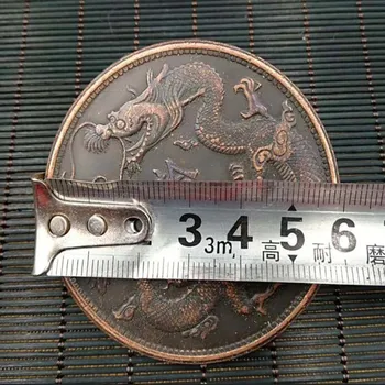 Kinesisk Gamle drage skattede erindringsmønter coinsa statue Kontor-og boligindretning