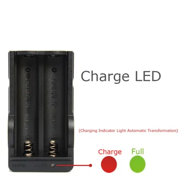 KingWei Og Lav Pris 2pcs/Masse Rejser Dual Batteri Oplader Til 18650 Genopladeligt Li-Ion Batteri EU Plug+Gratis Fragt
