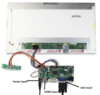 Kit til LP140WH4-TLB1/LP140WH4-TLD1 Controller Board Tv med HDMI-kompatibel+DVI+VGA-14