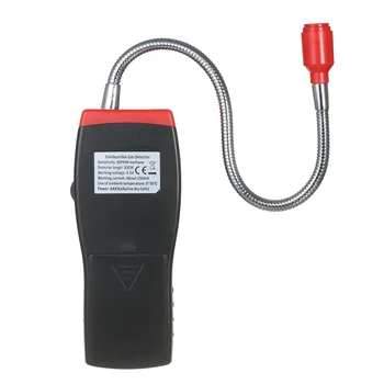 KKmoon Brændbar Gas Detektor med Lyd, Lys, Alarm Digital Gas Detektering Instrument Gas Lækage Tester Gas Analyzer Hvid