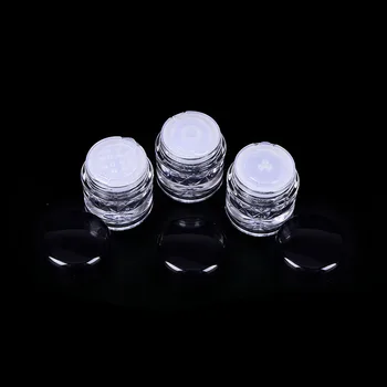 Klar Empry Kosmetiske Sifter Løs Pulver Glas 1STK Container Skrue Låget DIY Flaske Til Makeup-Værktøjer 3 Stilarter