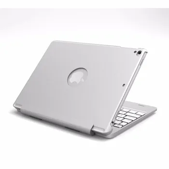 Klar Lager Ultra Slanke Aluminiums Bluetooth-Tastatur Med Cover Case til iPad Luft iPad 2017 tastaturer gaming tastatur