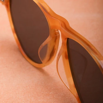 Klassiske Pilot Mænds Acetat Polariserede Solbriller UV400 Beskyttende solbriller til Kvinder Brand Sesigner Briller gafas de sol