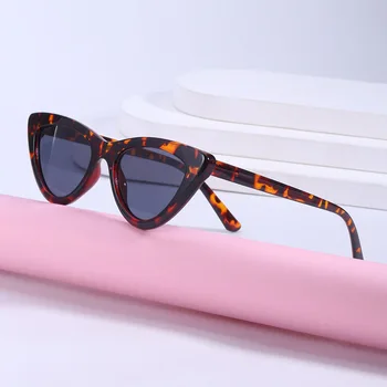 Klassiske Retro Cat Eye Solbriller Kvindelige Rejse Beach Street Skydning Damer Briller Solbriller Kvindelige uv400