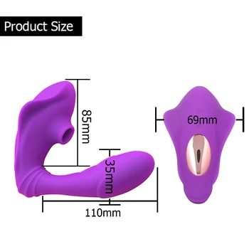 Klitoris Sucker G Spot Vibrator 10 Tilstande Bærbare Dildo Vibrator Sex Legetøj til Kvinder Skeden Nipple Sucker Voksen Legetøj Sex Shop