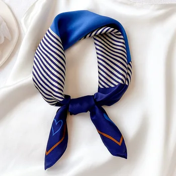 KOI SPRINGENDE Nye mode silke tørklæde til damer elsker gitter udskrivning tørklæde tørklæde Række professionelle sjal