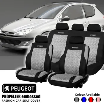 Komplet sæt & Forreste række Auto styling Interiør Tilbehør Universal Bil sædebetræk for Peugeot 206 207 2008 307 osv.