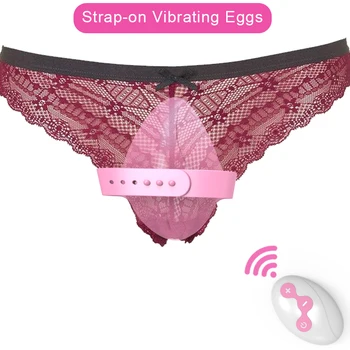 Kontrol Strapon Fjernbetjening Vibrator Trusse Sexlegetøj Til Kvinde Trådløse Erotisk Klitoris Stimulator Voksne Bullet Vibratorer Til Mænd, L1