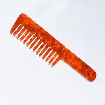 Koreanere Acetat Hair Combs Frisør Massage Kam Stort Hår Børste For Kvinder, Piger, Komfortable Hår Styling Værktøj