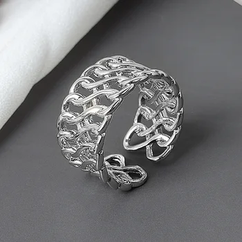 Koreanere Snoet Fletning Finger Ring, Bryllup, Engagement Ring Smykker Dame Elegant Cocktail Party Kjole Tilbehør Ringe