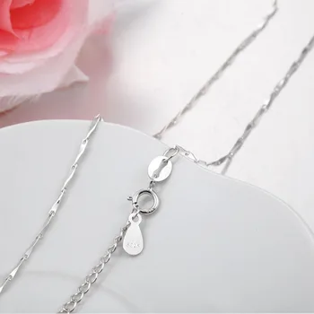 Koreanske Version Af Fine Kvinders Sølv Halskæde S925 Sølv Tendens, der Sælger Smykker Mode. Sterling Sølv Tilbehør Halskæde