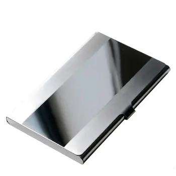 Kort Indehavere Vandtæt Rustfrit Stål Sølv Aluminium Metal Sag Max Forretning