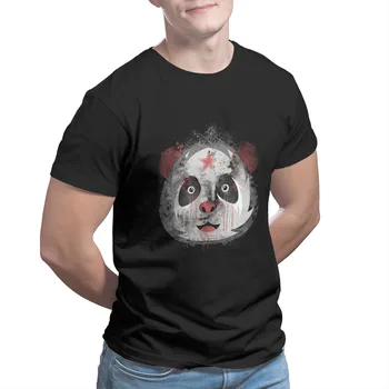Kortærmet T-shirt Punk Panda Overload Mode Unisex 4XL 5XL 6XL Herre Tøj 49269