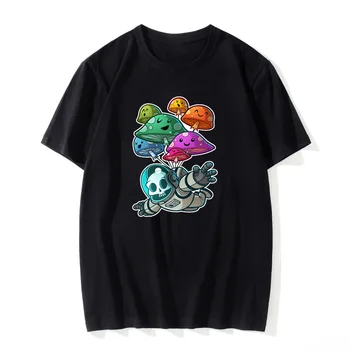 Kraniet Klassiske 2021 Mænds Pure Cotton kortærmet Casual Custom Print Svarer Noget Demon Slayer Oversize Grafisk Retro t-Shirts