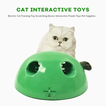Kreative Elektriske Pet Sjove Kat Skuffe Uddannelse Kat Legetøj Skrabe Enhed Mus Toy Interaktivt Puslespil, Spille Spændende Cat Toy