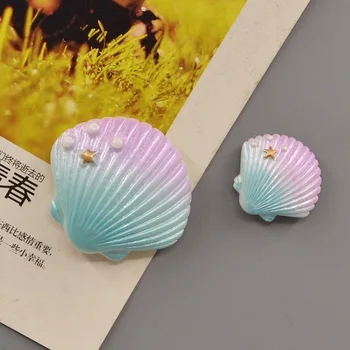 Kreative Køleskab Magnet 3D Shell Form Harpiks Husstand Køleskab Magnet Tegnefilm Hjem, Køkken, Køleskab Dekorationer