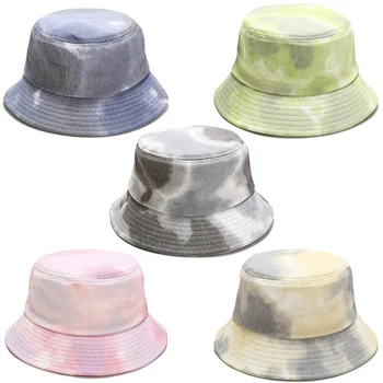 Kreative Tie-dye Fiskeren Hat Mænd og Kvinder Fire Sæsoner Universal Udendørs solskærm Bølge Bassinet Hat Unisex Bucket Hat