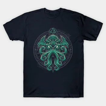 Kreativt Design Ypperstepræsten Cthulhu Magiske Segl T-Shirt. Sommer Bomuld kortærmet O-Neck Herre T-Shirt Nye S-3XL