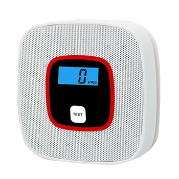 Kulilte Alarm Detektor CO Alarm Detektor med Digital Display Intelligent Stemme, som advarede Husstand sikkerhedsudstyr