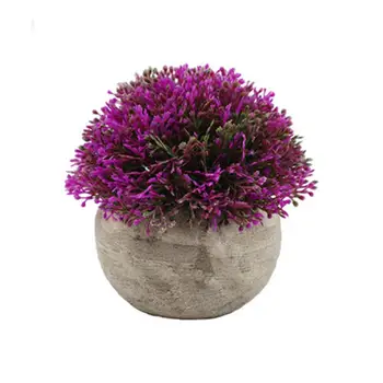 Kunstig Blomst Plante Græs Papir Pot Bonsai Dekorative Ornamenter Falske Have For Kunstig Indretning Blomster Bruser Indretning Hom X6V5