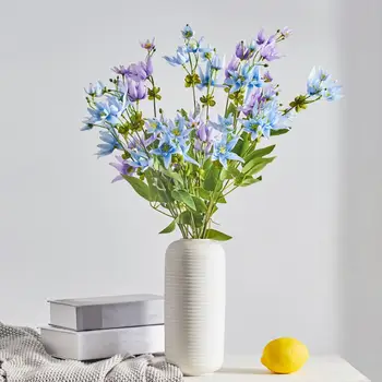 Kunstig Blomst Øko-venlige Fadeless Plast Falske Buket Blomster Udsmykning til Hjemmet bryllup dekoration