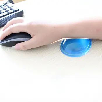 Kvalitet bølget komfort gel computer mus hånd, håndled hviler støtte pad,Fashion silikone, hjerteformet håndled pad