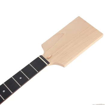 Kvalitet Elektrisk Guitar Hals Padle Hoved Palisander på Ahorn 22 Bånd Dot Inlay Ufærdige Diy Dele
